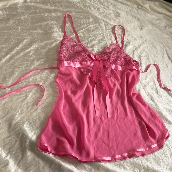 Bubblegum pink lingerie cami top - Picture 12 of 12